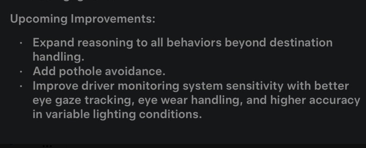 Tesla FSD Upgrades Coming: Pothole Avoidance, Smarter Reasoning