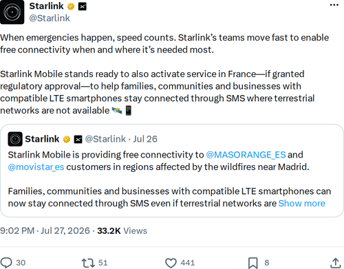 Starlink Mobile Emergency Service: France Approval Explained