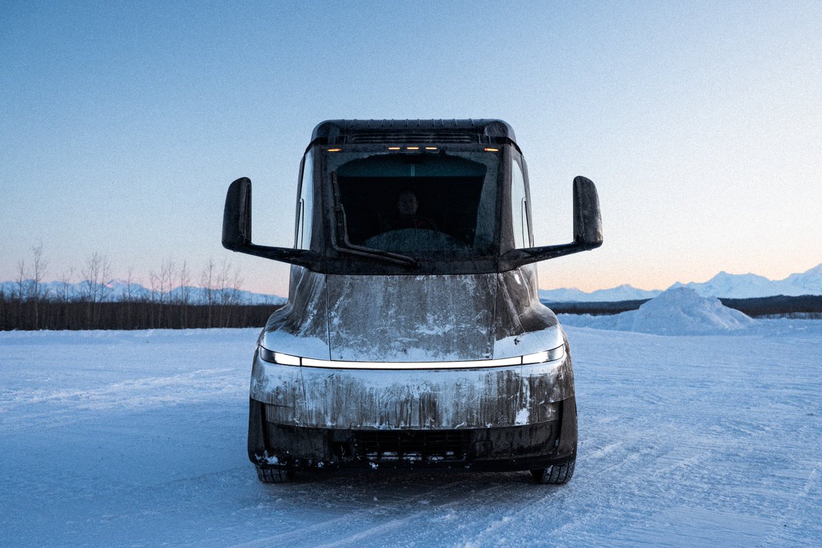 Tesla Semi Refresh Spotted in Alaska Winter Testing