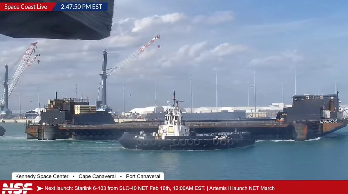 SpaceX Drone Ships Deploy for Triple Falcon 9 Launch Weekend