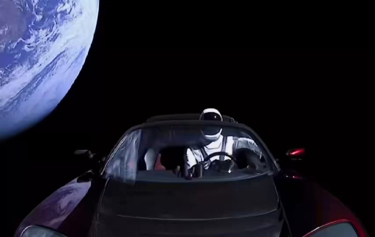 Elon Musk's Tesla Roadster Is Still Orbiting the Sun — Here's Where It Is Now