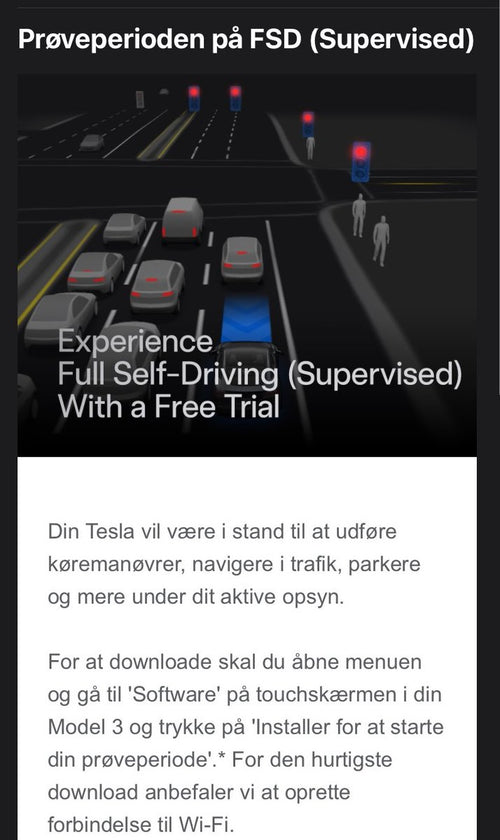 Tesla FSD V14 Free Trials Now Live in Denmark: What to Do
