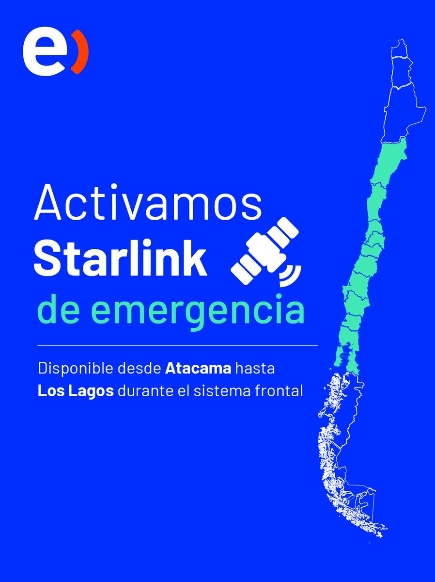 Starlink Activates Emergency SMS for Chile Storm Victims
