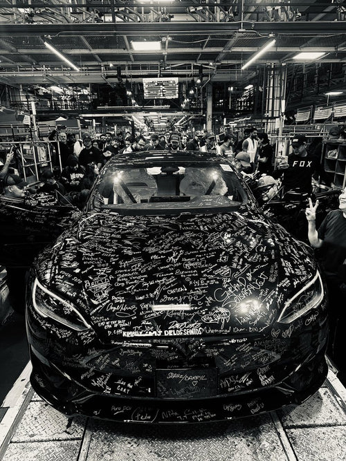 The Last Tesla Model S Rolls Off the Line at Fremont