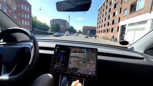 Tesla FSD Supervised Catches a Close Call in Copenhagen