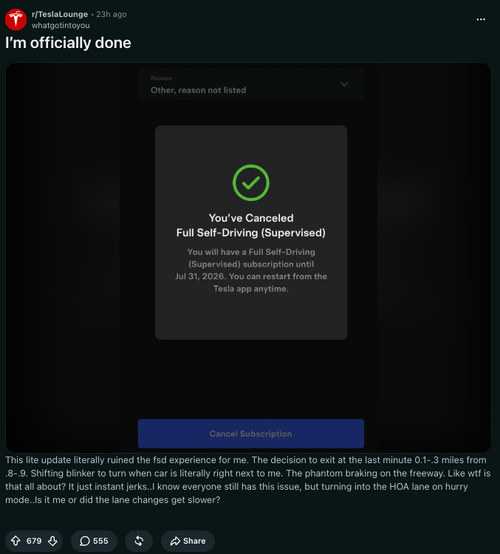 Tesla FSD Lite Update Is Frustrating Owners — Here's Why