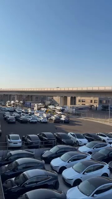 Tesla's Hanau Delivery Center Packed for Q1 2026 Push