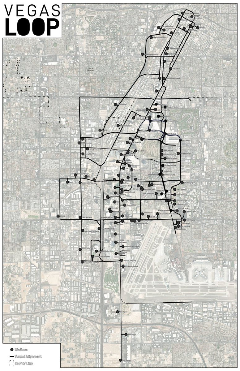 Vegas Loop Hits 123 Approved Stations After County Expansion