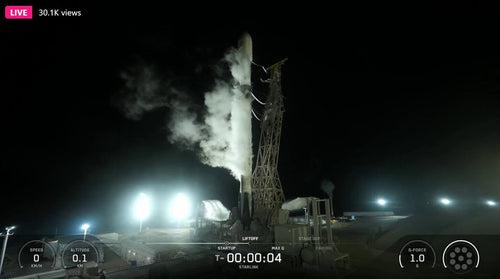 SpaceX Launches Starlink Group 17-29 from Vandenberg