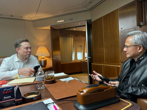 Musk and Jensen Huang Flew Together on Air Force One to China