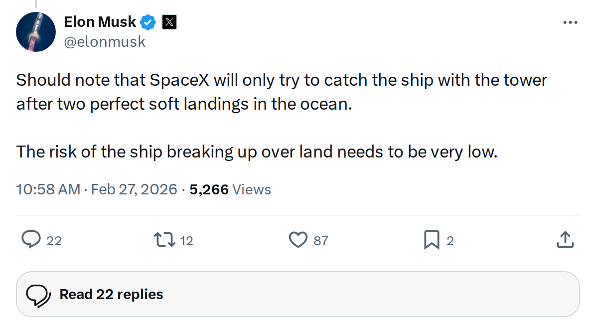 SpaceX Starship Ship Catch: Two Ocean Landings First