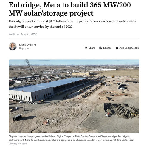 Meta Taps Tesla Megapack for Wyoming AI Datacenter Power
