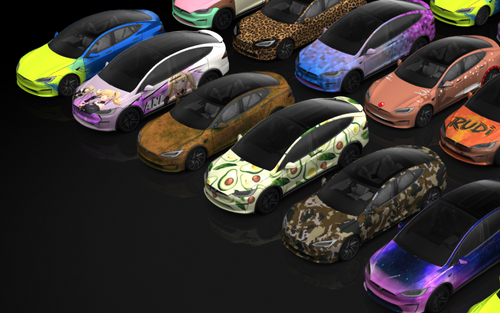 Tesla Paint Shop Feature Detected in Firmware: What It Does