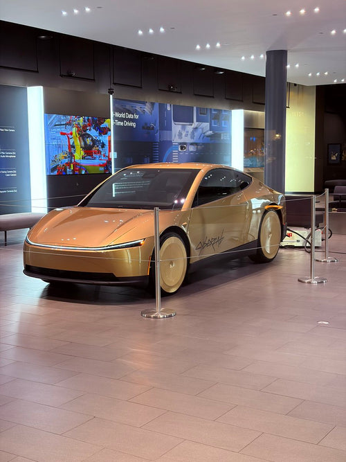Tesla Puts Production Cybercab on Public Display in San Jose