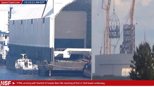 SpaceX PEZ Hardware Spotted for East Coast Starship Starlink Loads
