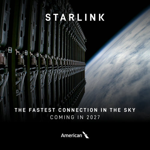 Starlink Lands American Airlines: 3 of 4 Top US Carriers Now On Board
