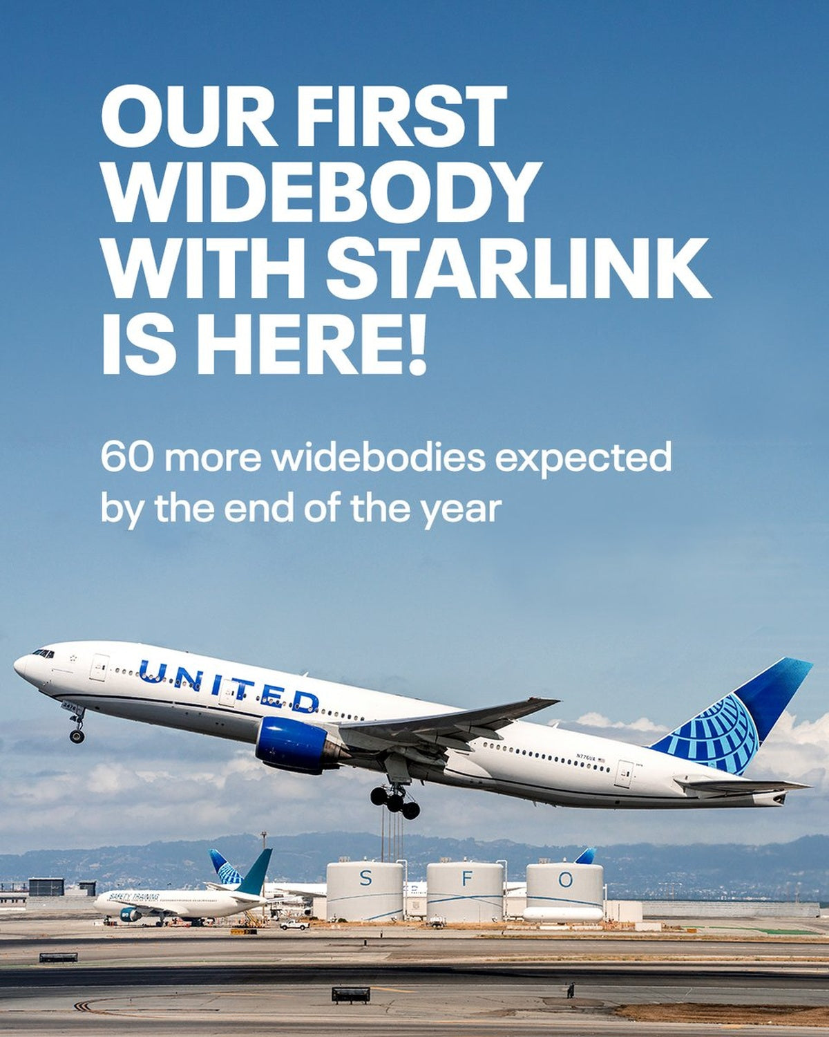 Starlink Goes Global with United Airlines International Flights