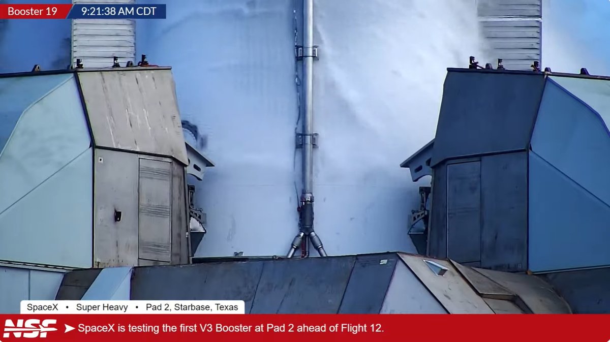 Starship Booster 19 Runs First Propellant-Loaded Igniter Test