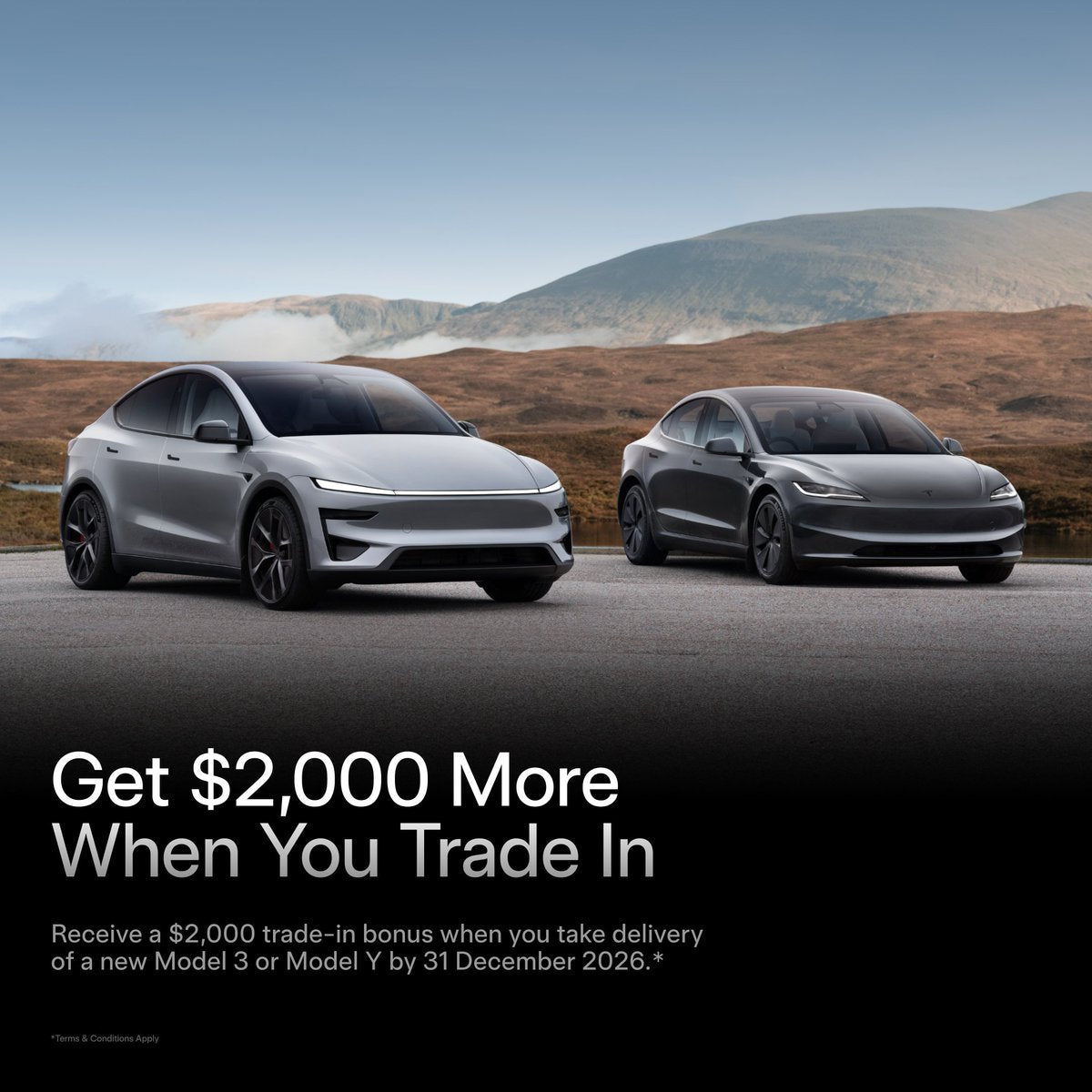 Tesla Adds $2,000 Trade-In Bonus for Model 3 & Y in Australia and NZ