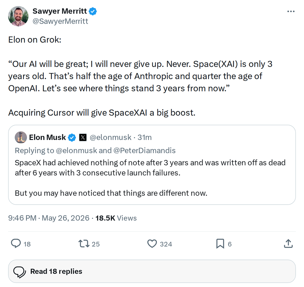xAI Acquires Cursor for $60B as Musk Vows to Win the AGI Race