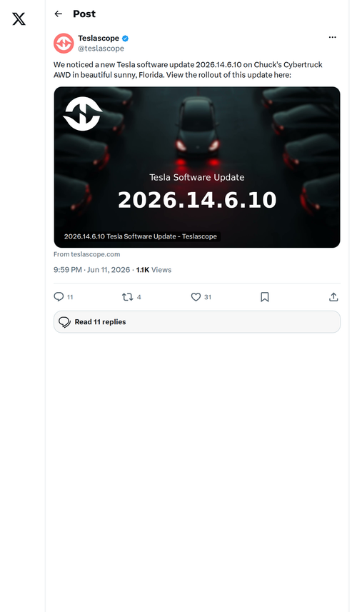 Tesla Software 2026.14.6.10 Detected: What's in This Update