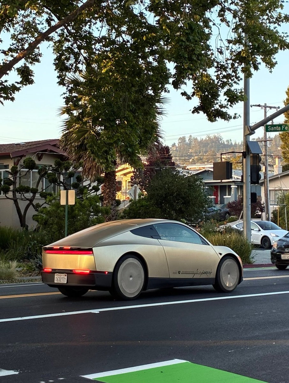 Mirrorless Tesla Cybercab Spotted Testing in Berkeley, CA