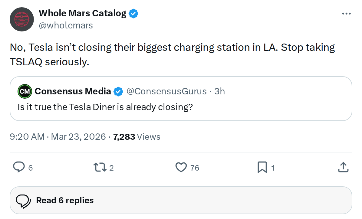 Tesla's Biggest LA Supercharger Is Not Closing — Rumor Debunked