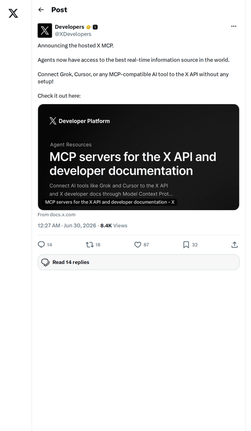 X Launches Hosted MCP: Grok and AI Agents Get Real-Time Data