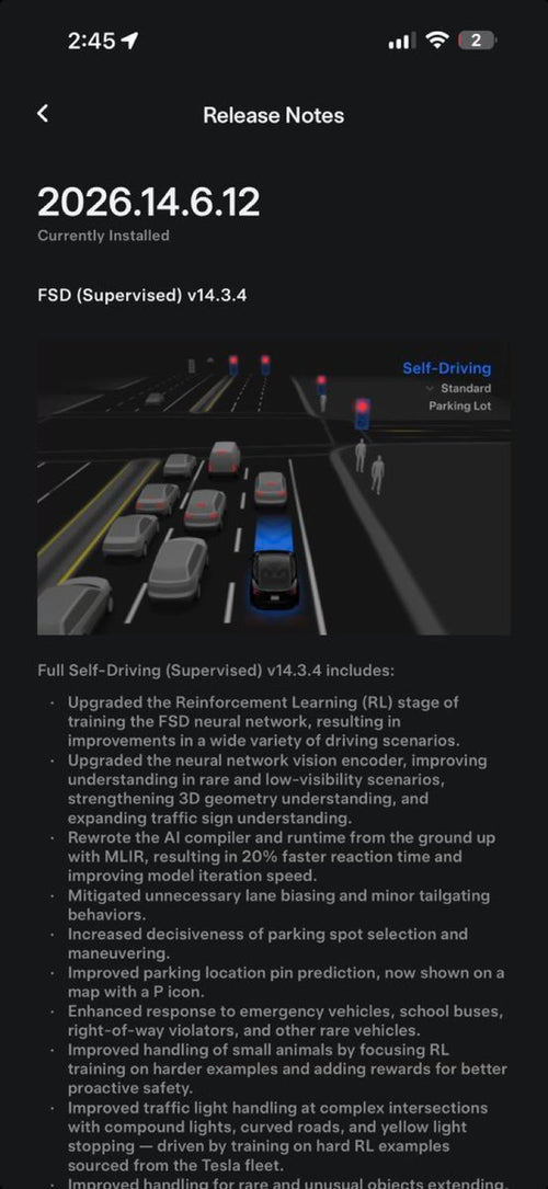 Tesla Update 2026.20.200.1: Do NOT Install β Wipes FSD Streaks, Rolls Back to V14.2.2.5