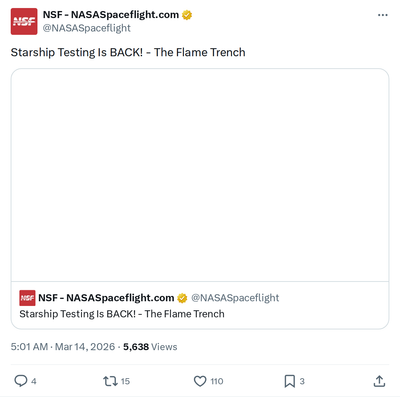 Starship Testing Resumes: V3 and IFT-12 Are Coming Fast