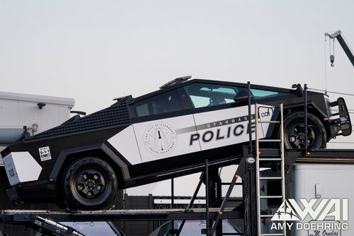 Starbase Police Are Rolling in Cybertrucks