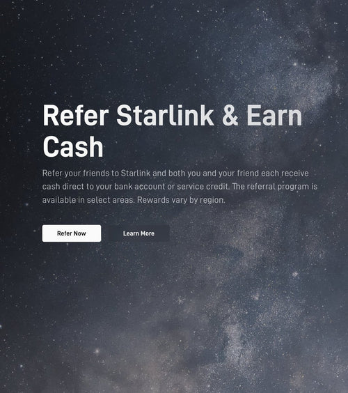 Starlink Now Pays $100 Cash for Referrals — How It Works
