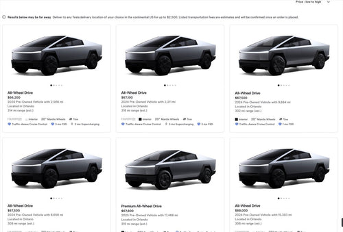 Tesla Now Selling Used Cybertrucks Directly ā Prices, Perks & Details