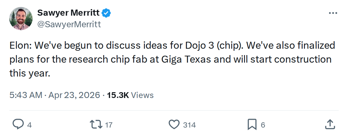 Tesla Dojo 3 Chip Discussions Begin ā What It Means for Owners