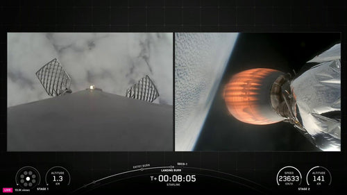 Starship Flight 13: Super Heavy Booster Splashes Down
