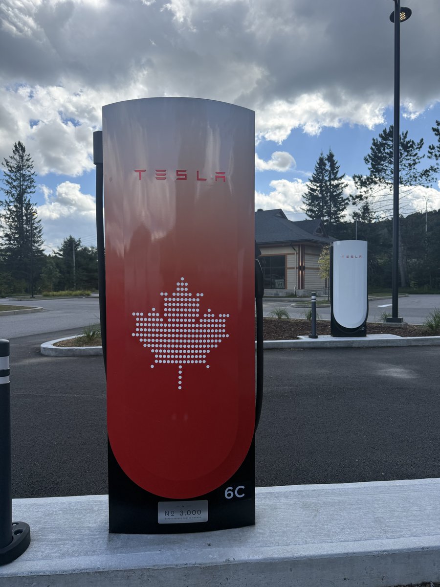 Tesla Hits 3,000 Supercharger Stalls in Canada With a Maple Leaf Touch