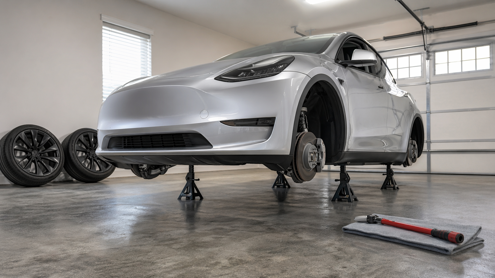 Tesla Tire Rotation Guide for Home Garages — BASENOR Tesla Guides