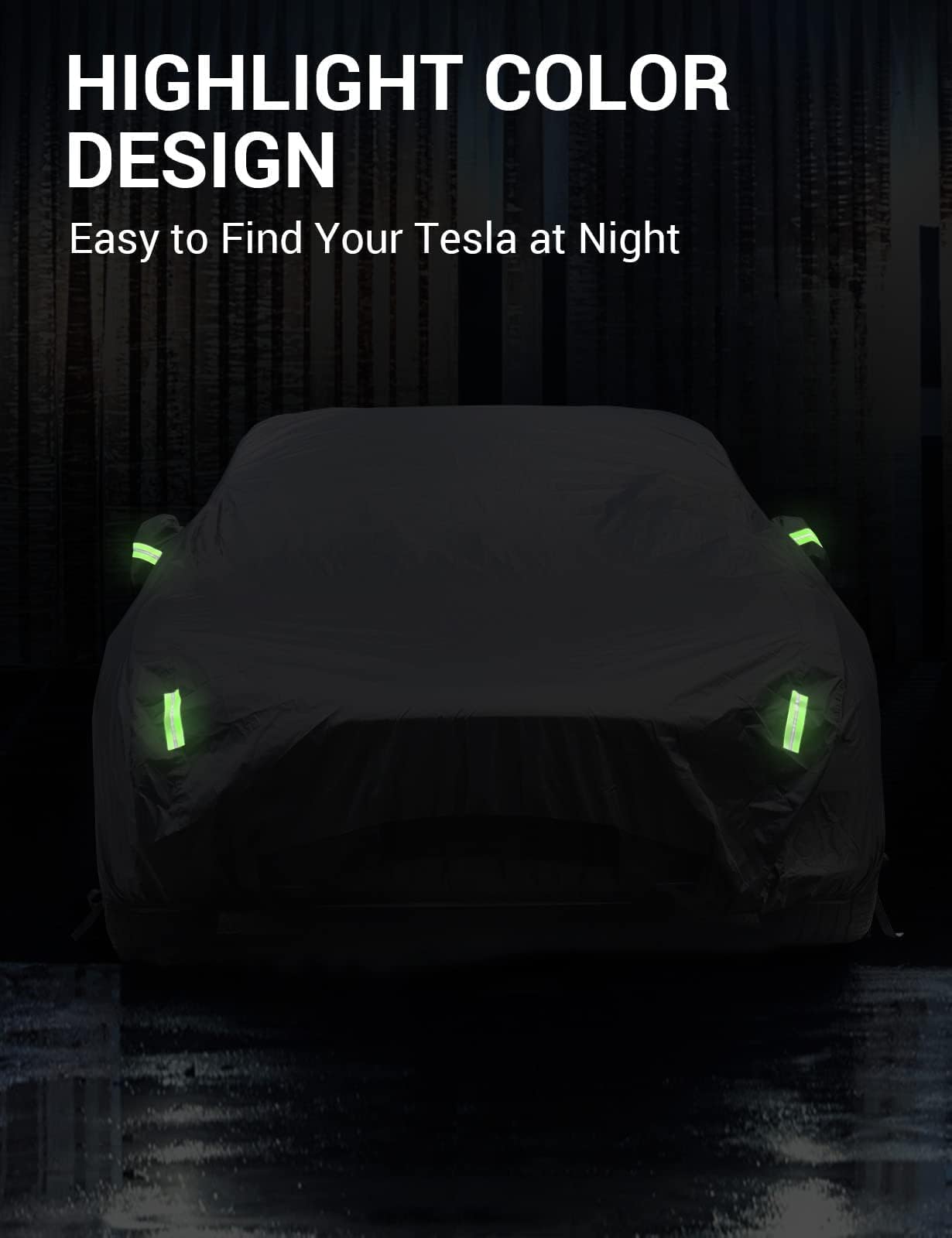 2017-2026 Tesla Model 3 Car Cover - All-Weather Waterproof Charge Port - Image 3