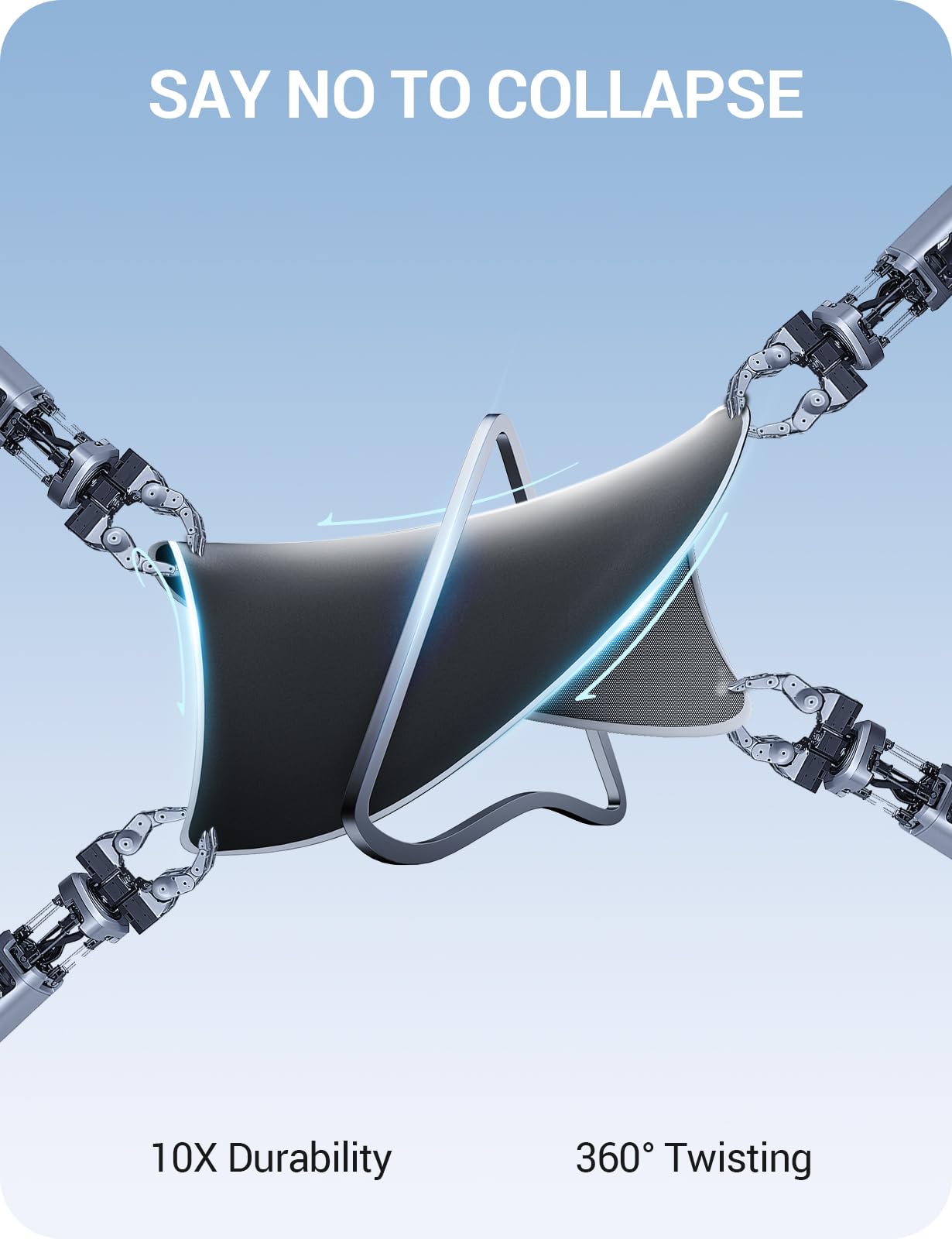 2017-2026 Tesla Model 3 & Model Y Windshield Sunshade - Nano Ice Crystal Black Nylon - Image 4