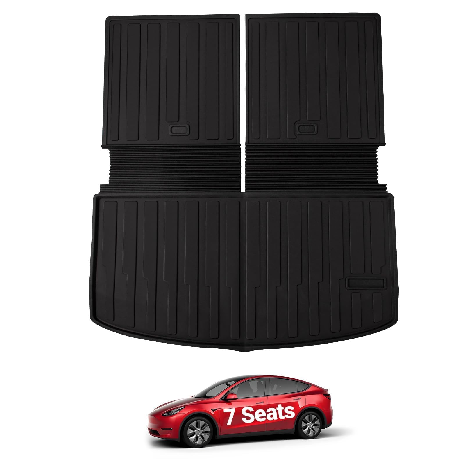 2020-2024 Tesla Model Y 7-Seat Trunk Mat - TPE Waterproof All-Weather