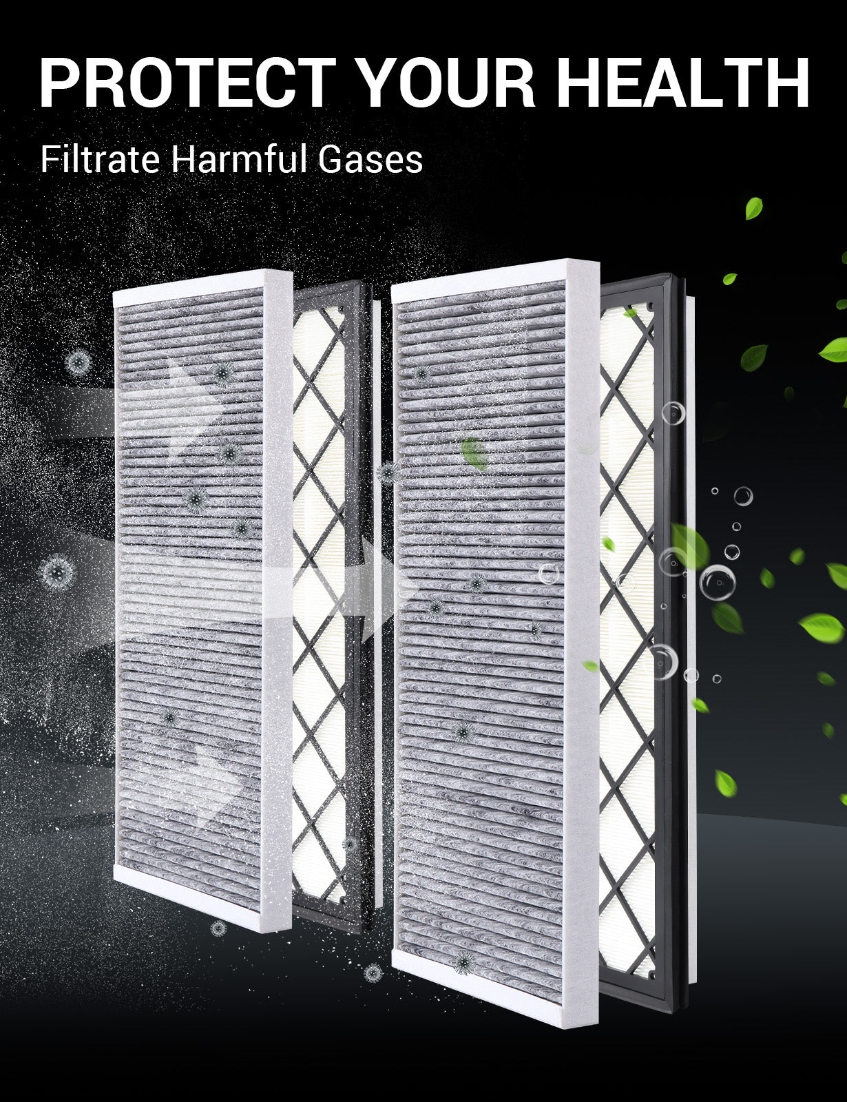 2020-2026 Tesla Model Y HEPA Cabin Air Filter - Activated Carbon 4PCS - Image 8