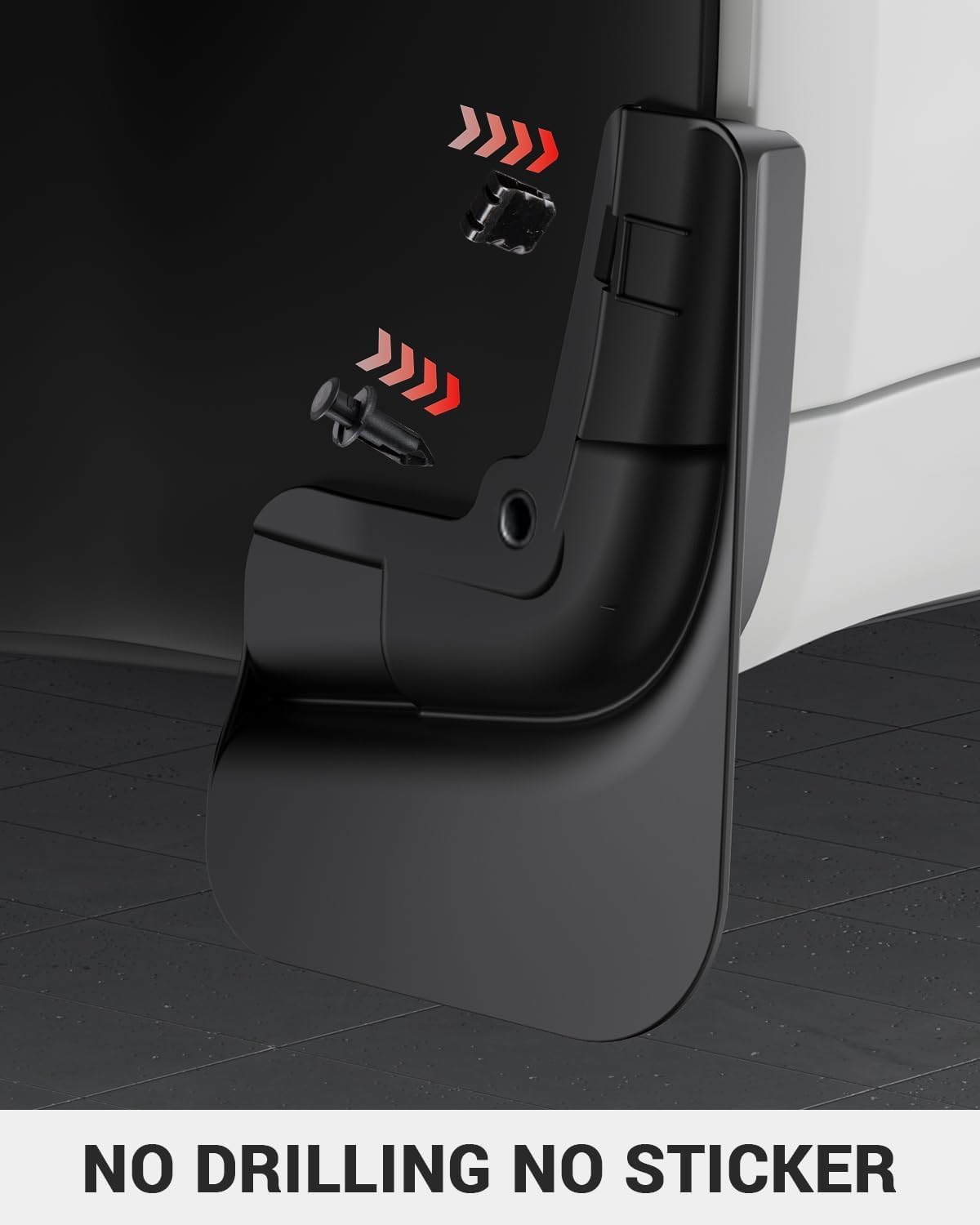 2021-2026 Tesla Model S Mud Flaps - No Drilling 10X Stronger - Image 5