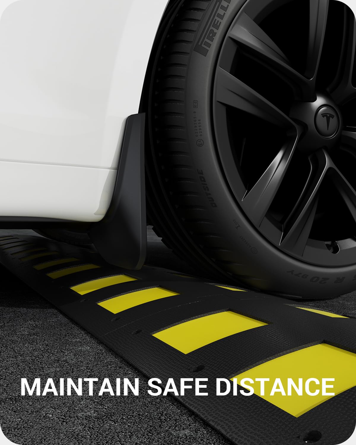 2022-2026 Tesla Model S Mud Flaps - No Drilling All-Weather 4PCS - Image 3