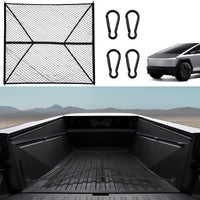 2024-2025 Tesla Cybertruck Trunk Cargo Net - Single Layer Stretchable | BASENOR