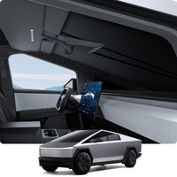 2024-2025 Tesla Cybertruck Windshield Sunshade - Nano Ice Crystal No Gaps | BASENOR