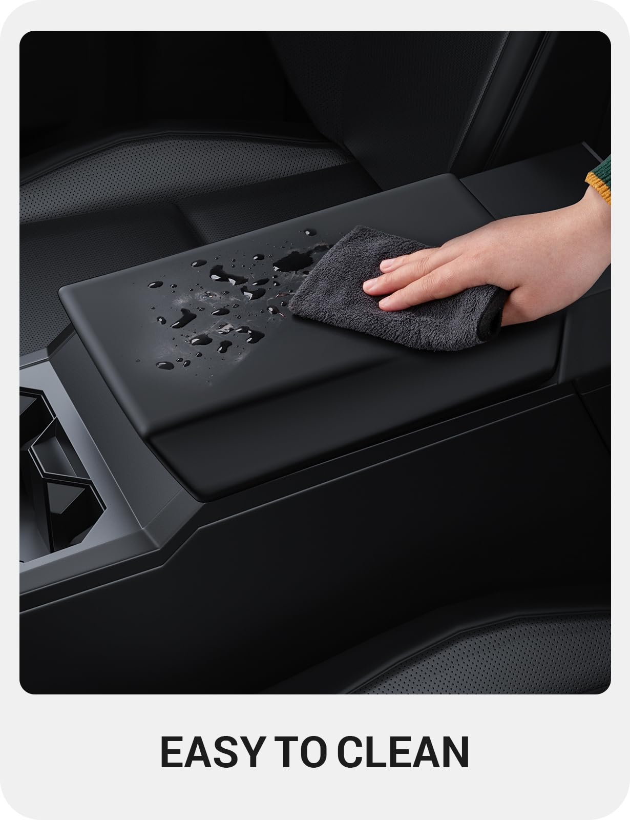 2024-2026 Tesla Cybertruck Armrest Cover - TPU Scratch Resistant Non-Slip - Image 4