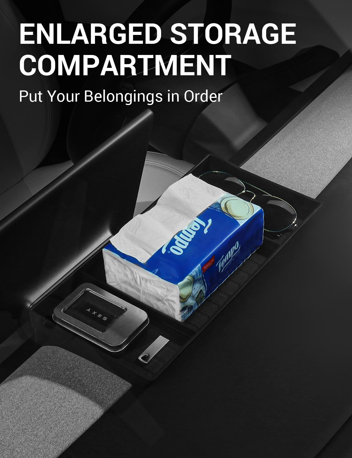 2024-2026 Tesla Model 3 Highland & Model Y Juniper Behind Screen Storage - Dashboard Hidden - Image 10