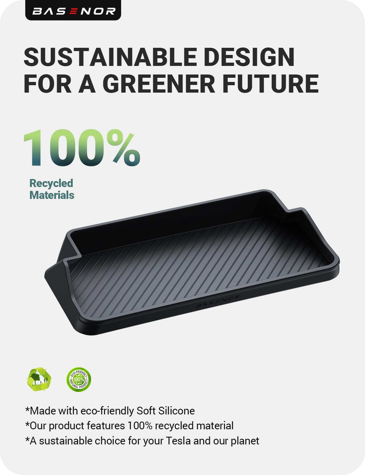 2024-2026 Tesla Model 3 Highland & Model Y Juniper Sunglasses Holder - Armrest Storage - Image 4