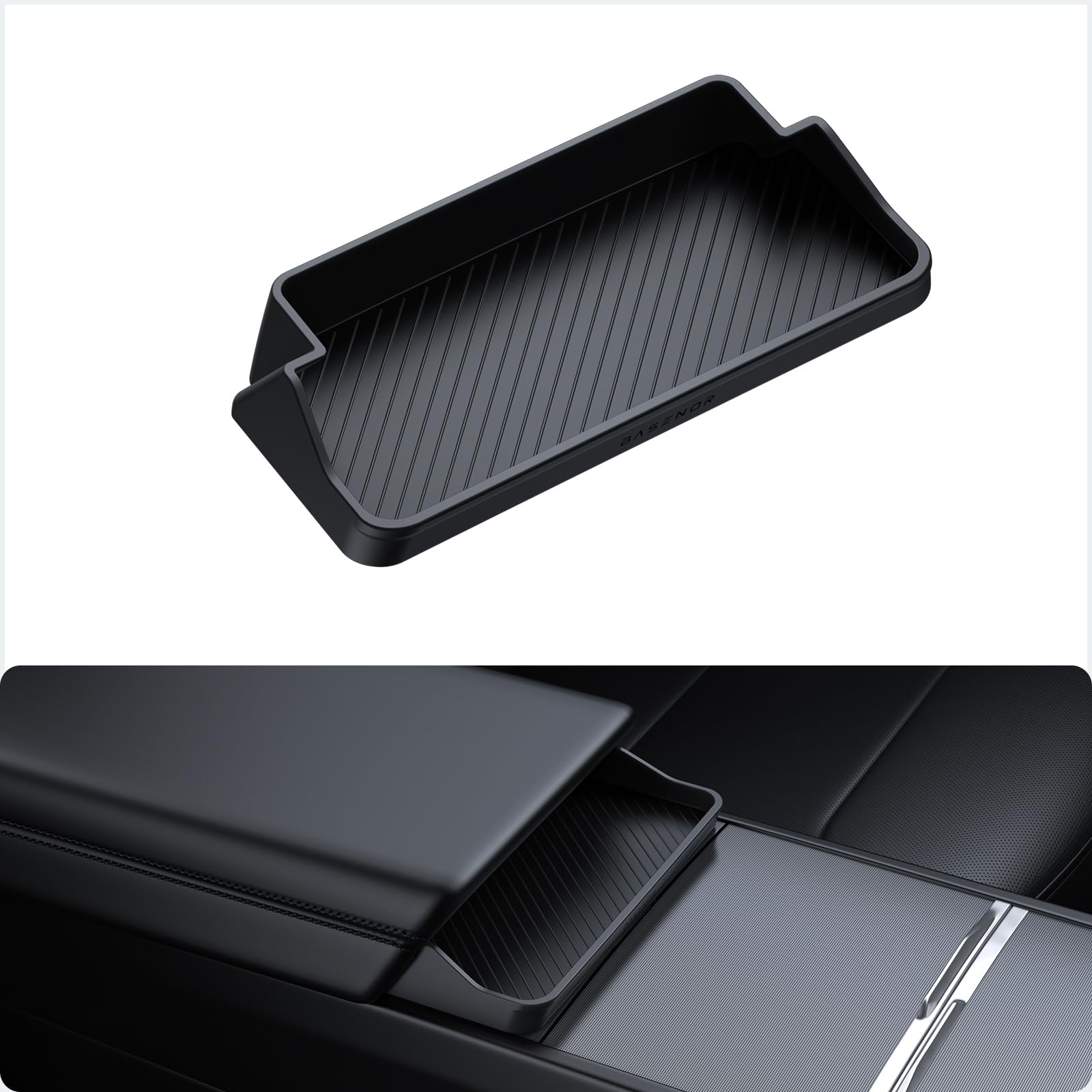 2024-2026 Tesla Model 3 Highland & Model Y Juniper Sunglasses Holder - Armrest Storage