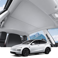 2025-2026 Tesla Model Y Juniper Roof Sunshade - Nano Ice-Crystal Gray | BASENOR